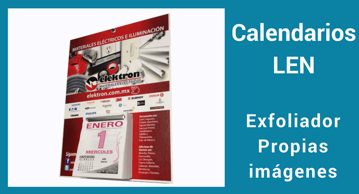 calendarios exfoliadores