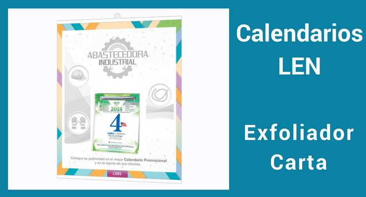calendarios exfoliadores