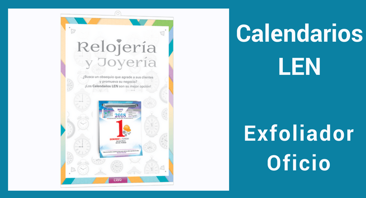 calendarios exfoliadores